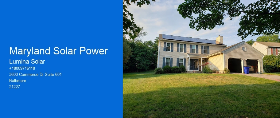 Maryland Solar Power